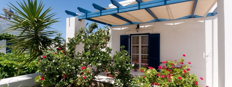 Holidays on Paros Greece, Angeliki Studios and Budget Rooms